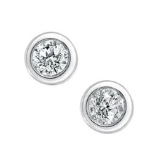 SSJ diamond stud earrings